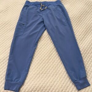 Figs Medium Zamora jogger Ceil Blue, very good used condition